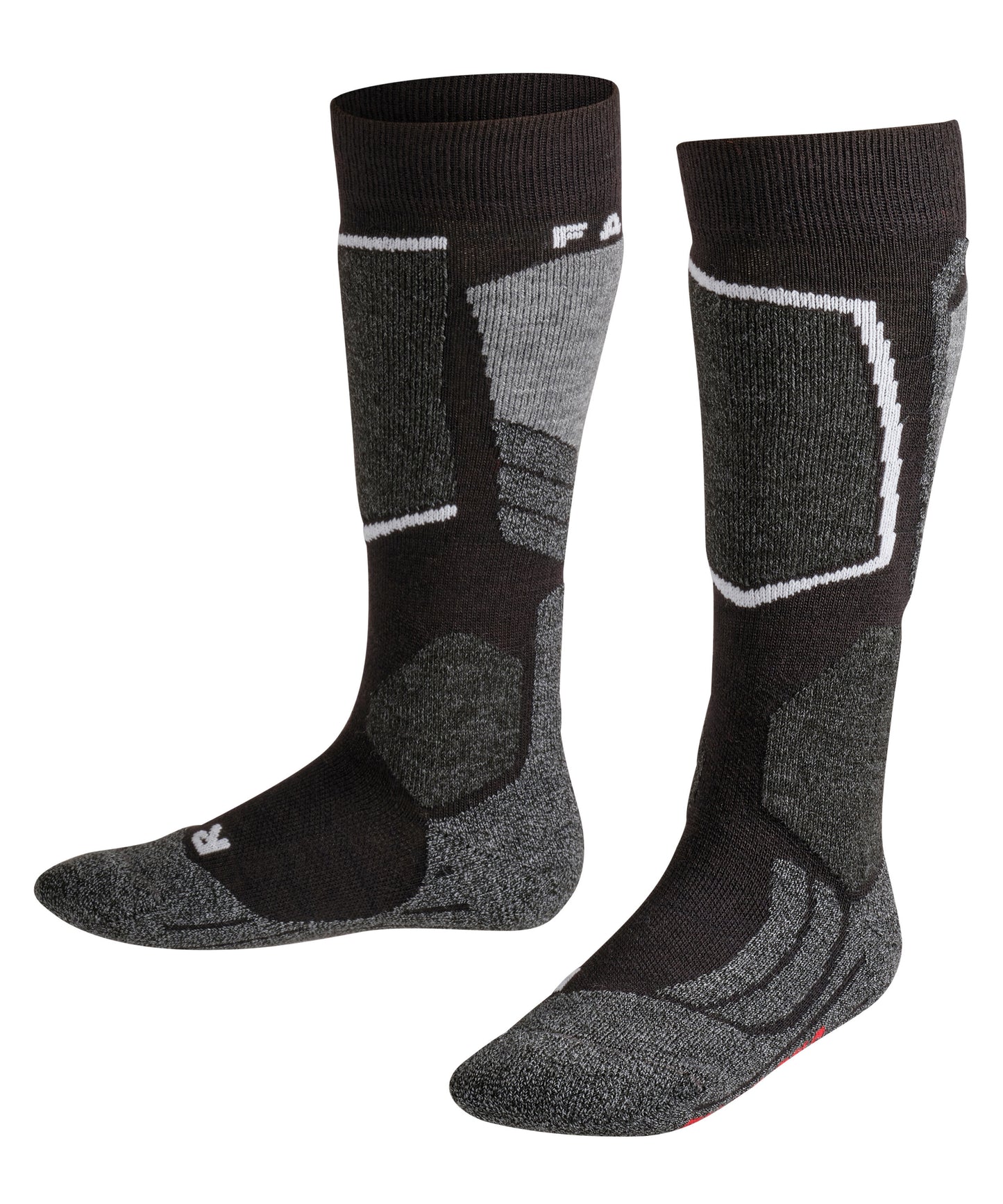 Falke SK2 Kids Black Intermediate Ski Socks
