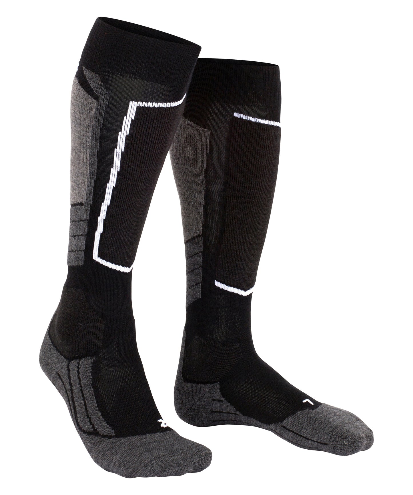 Falke SK2 Womens Black Ski Socks
