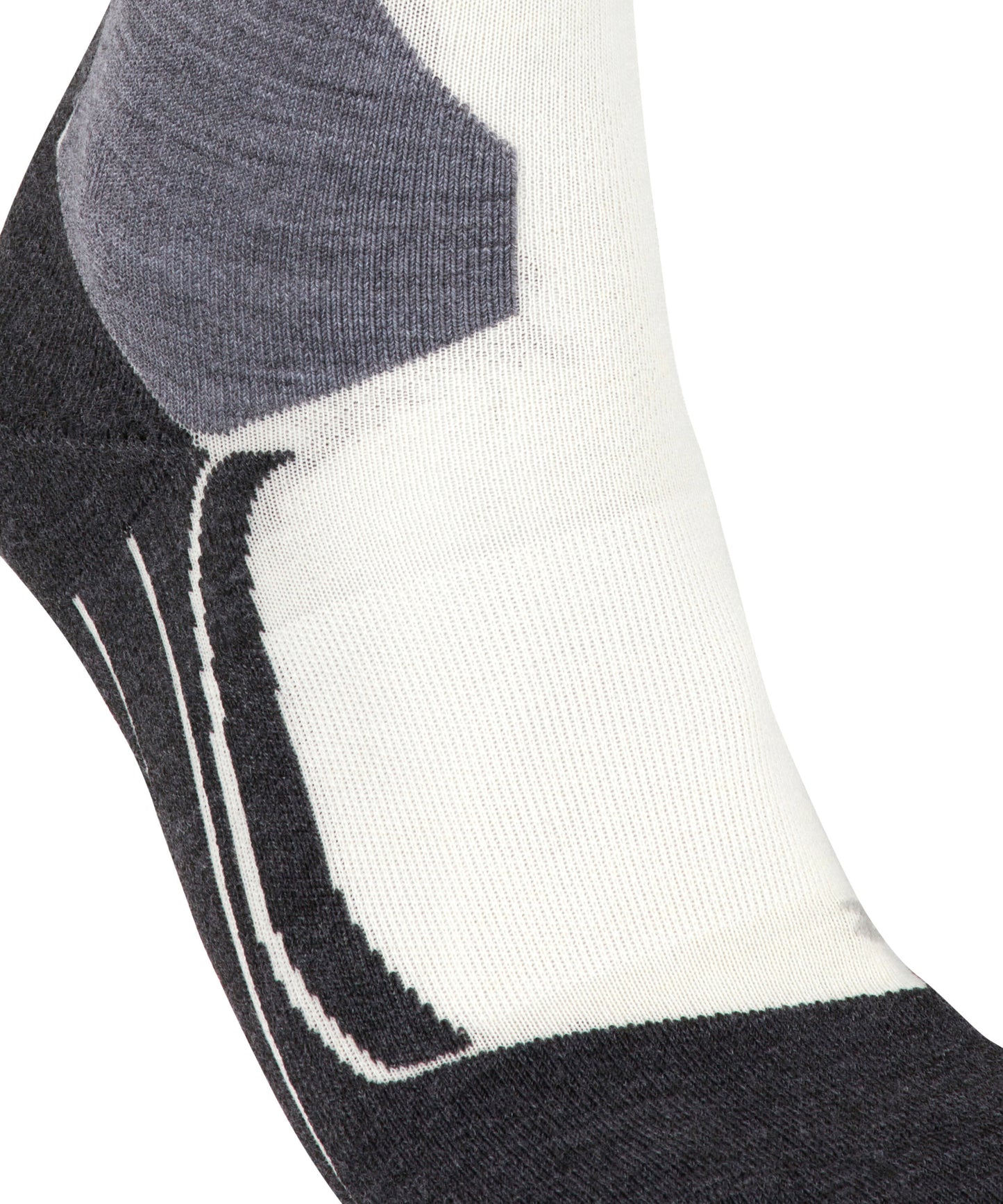 Falke SK4 Womens White/ Grey/ Black Ski Socks