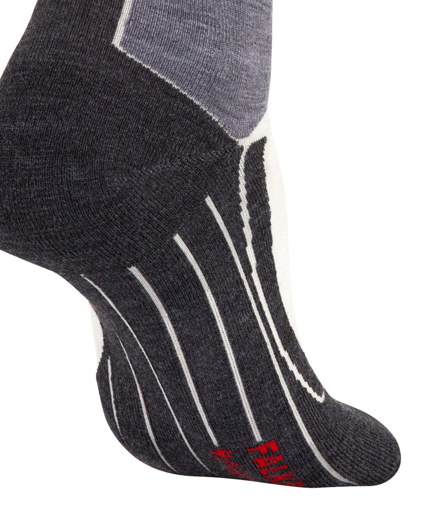 Falke SK4 Womens White/ Grey/ Black Ski Socks