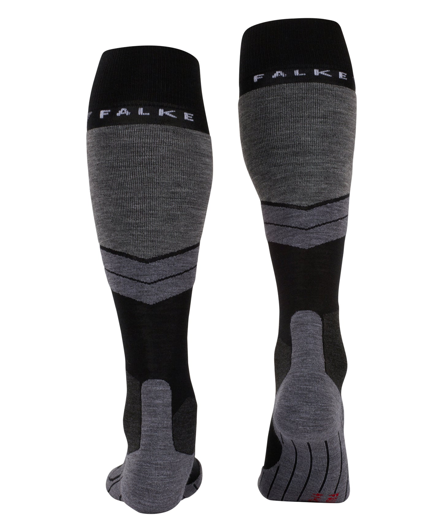 Falke SK4 Womens Black/ Grey/ White Ski Socks
