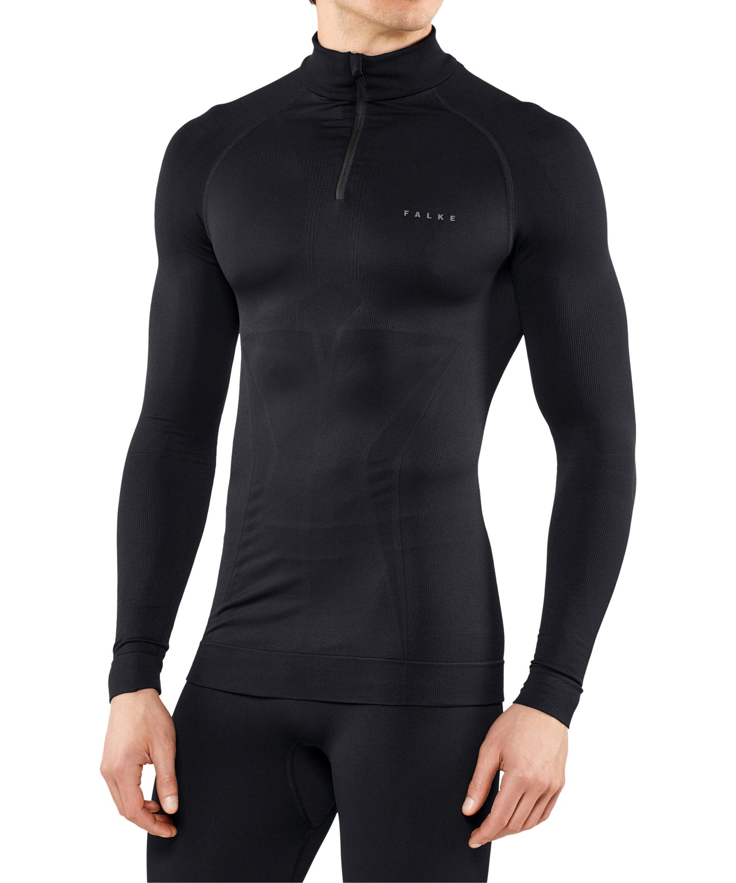 Falke Max Warm Mens Zip Shirt Tight