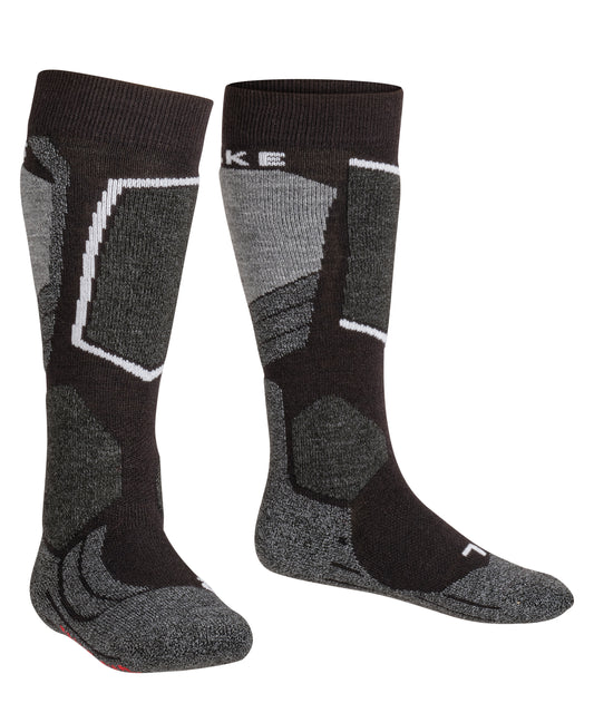 Falke SK2 Kids Black Intermediate Ski Socks