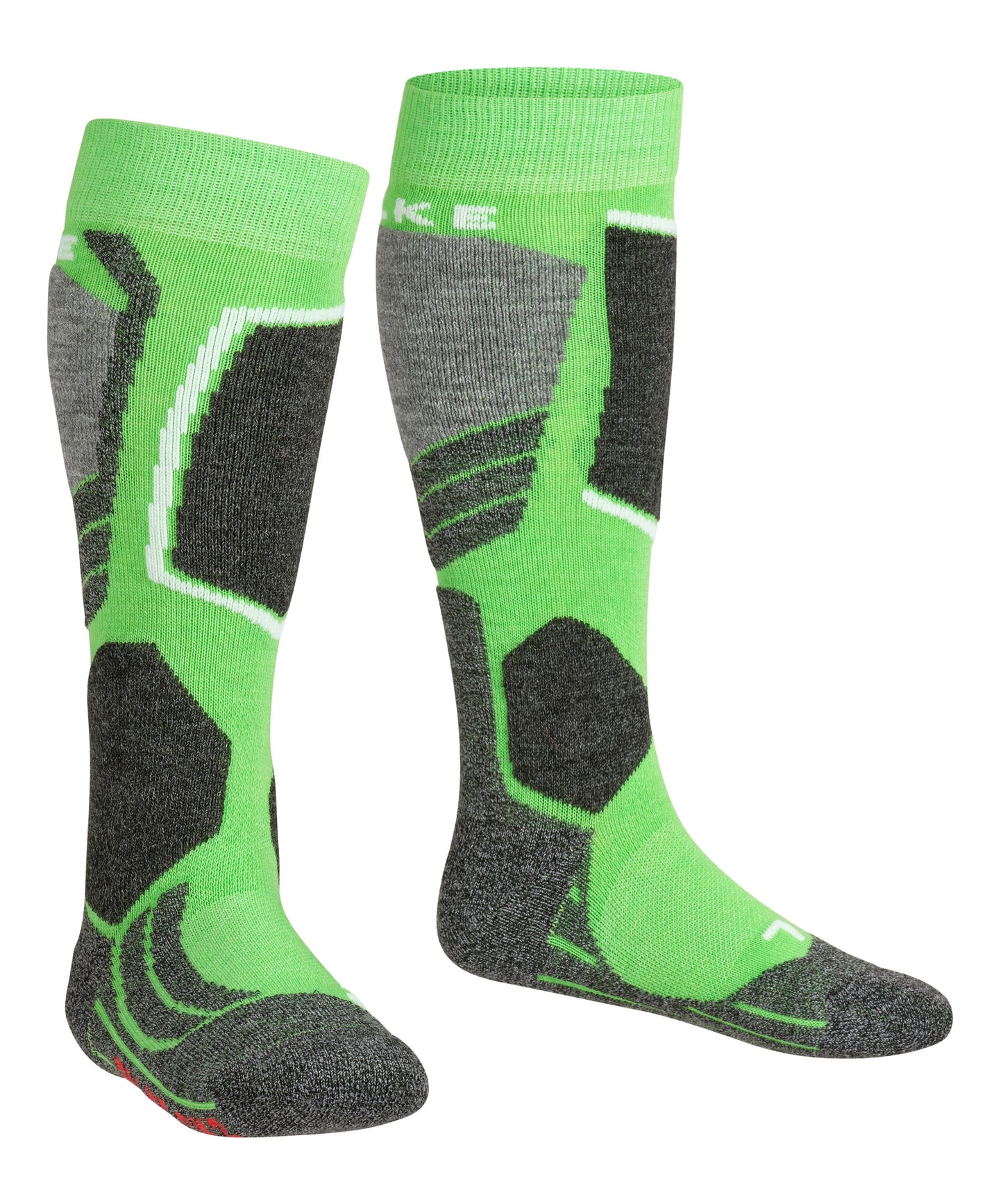 Falke SK2 Kids Vivid Green Intermediate Ski Socks