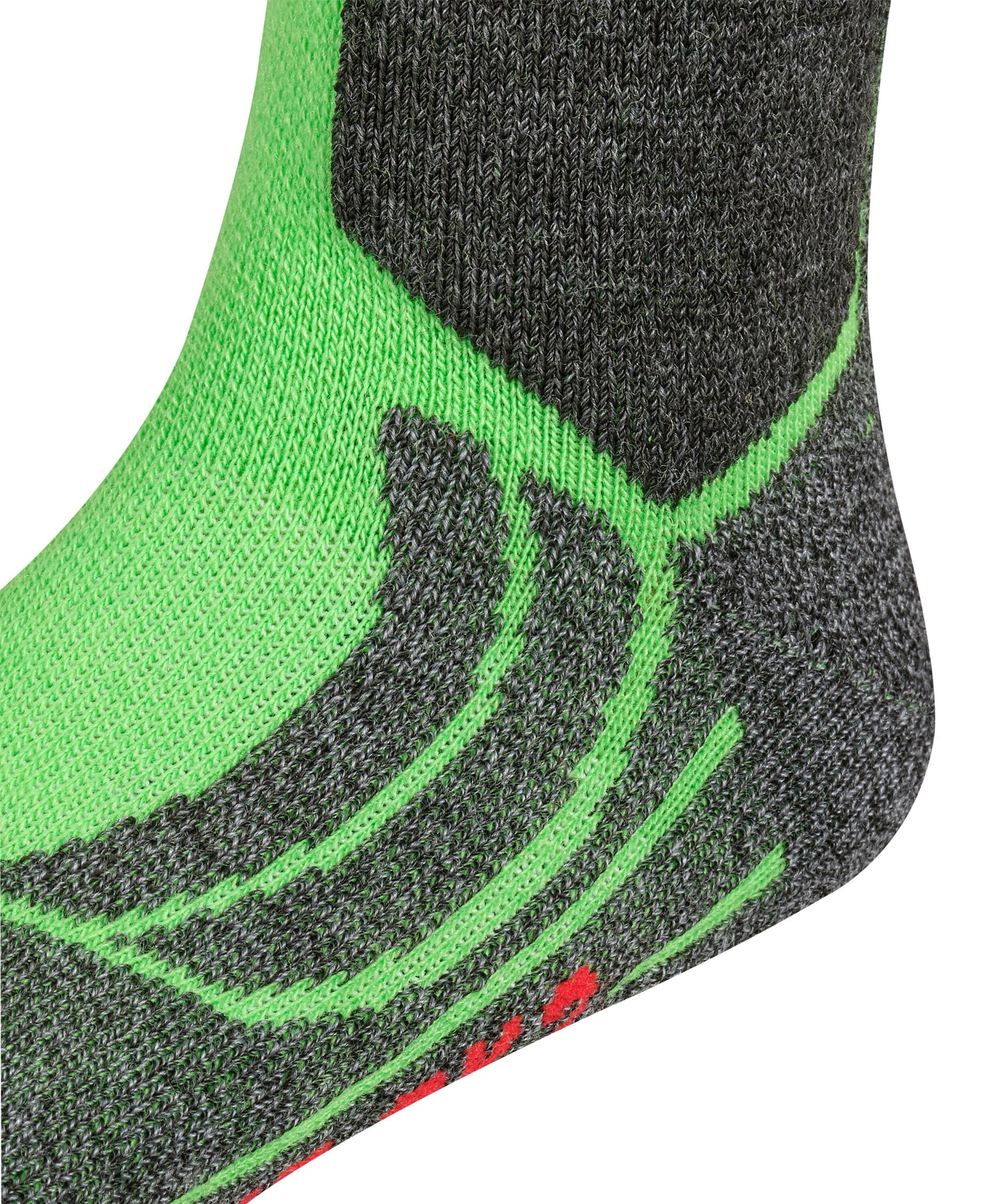 Falke SK2 Kids Vivid Green Intermediate Ski Socks