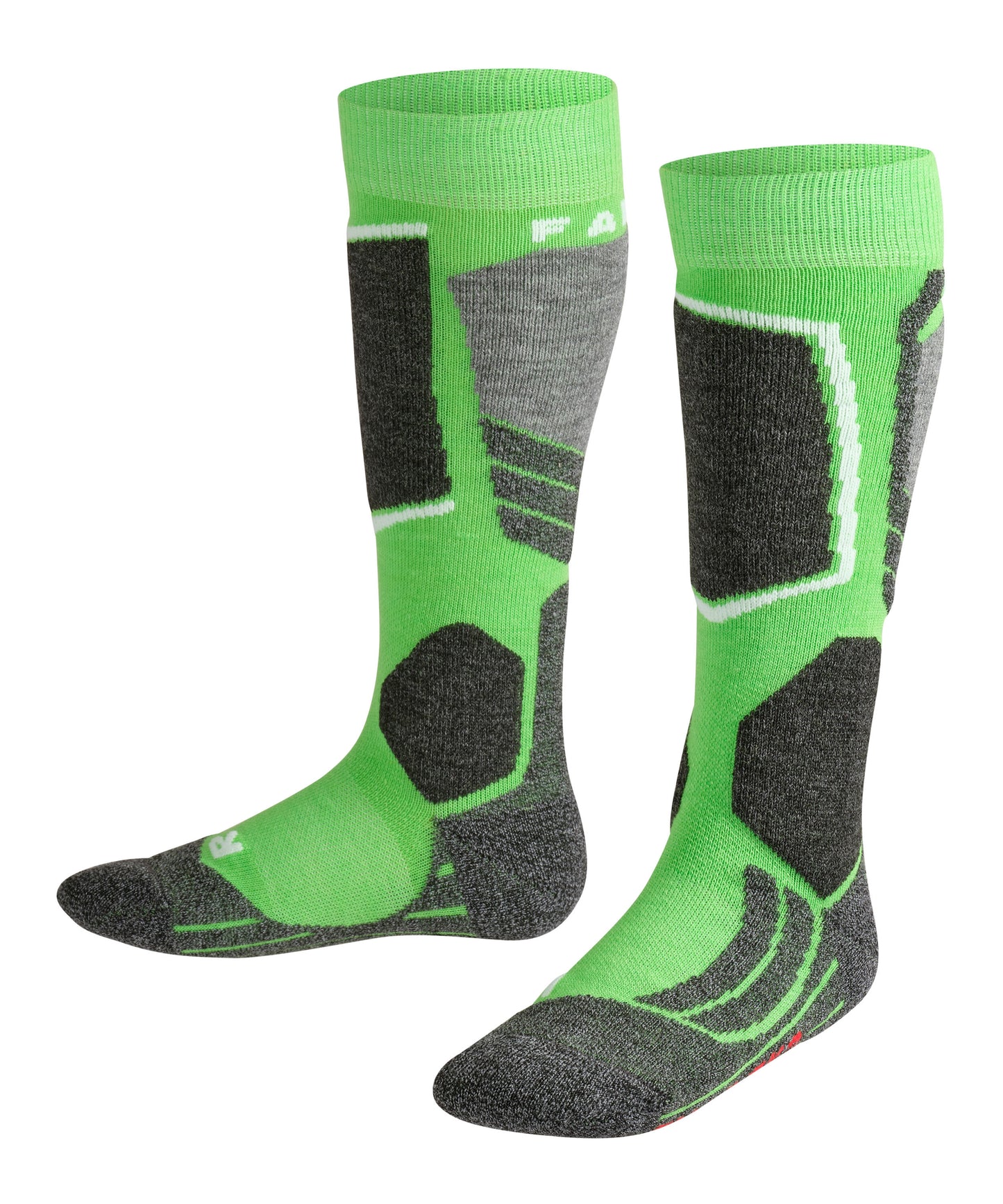 Falke SK2 Kids Vivid Green Intermediate Ski Socks