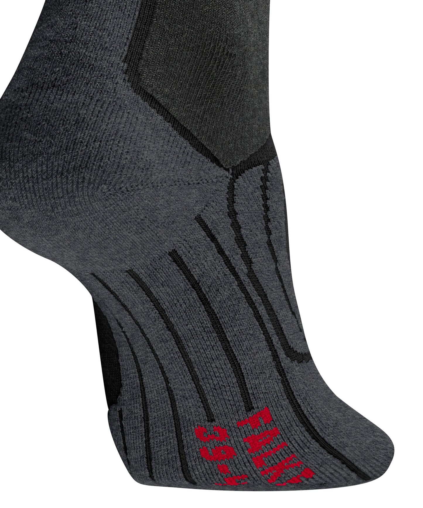 Falke SK2 Mens Black/Orange Ski Socks