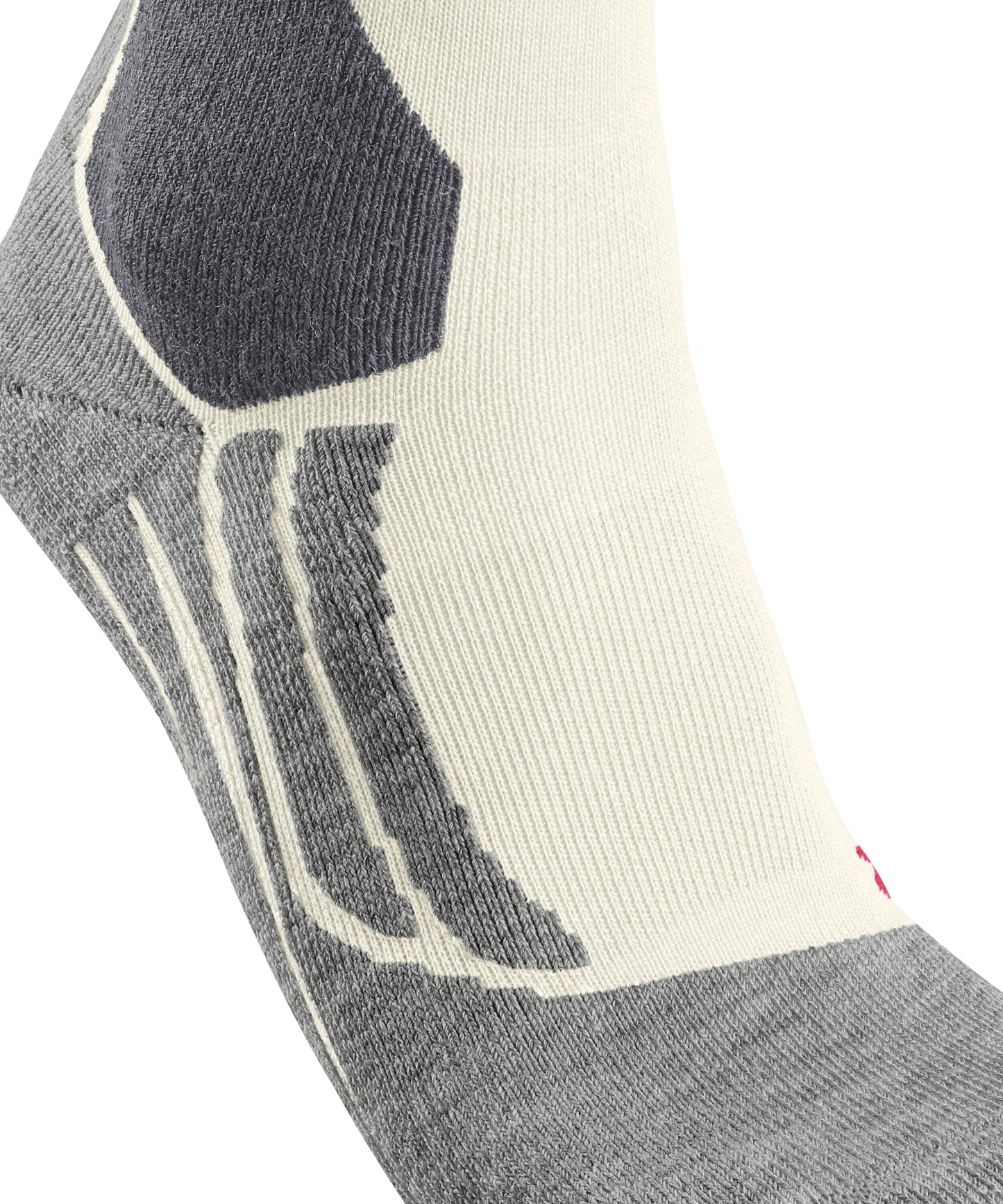 Falke SK2 Womens White/ Grey/ Pink Ski Socks