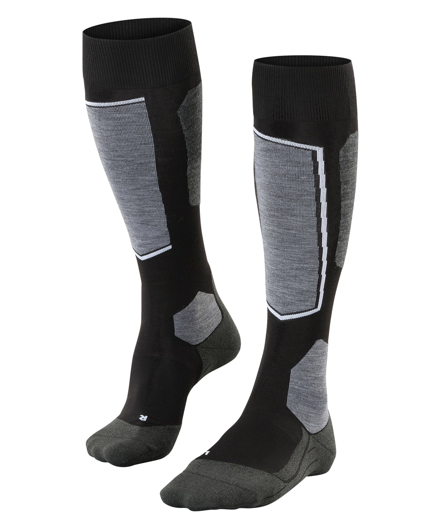 Falke SK6 Mens Ski Socks Black