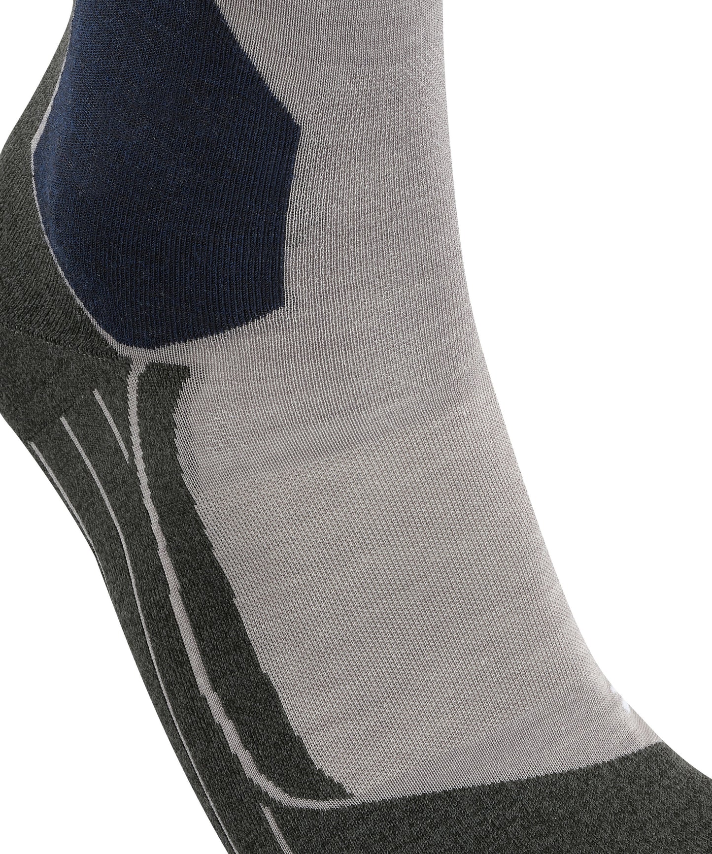 Falke SK6 Mens Ski Socks Grey/ Blue/ Black