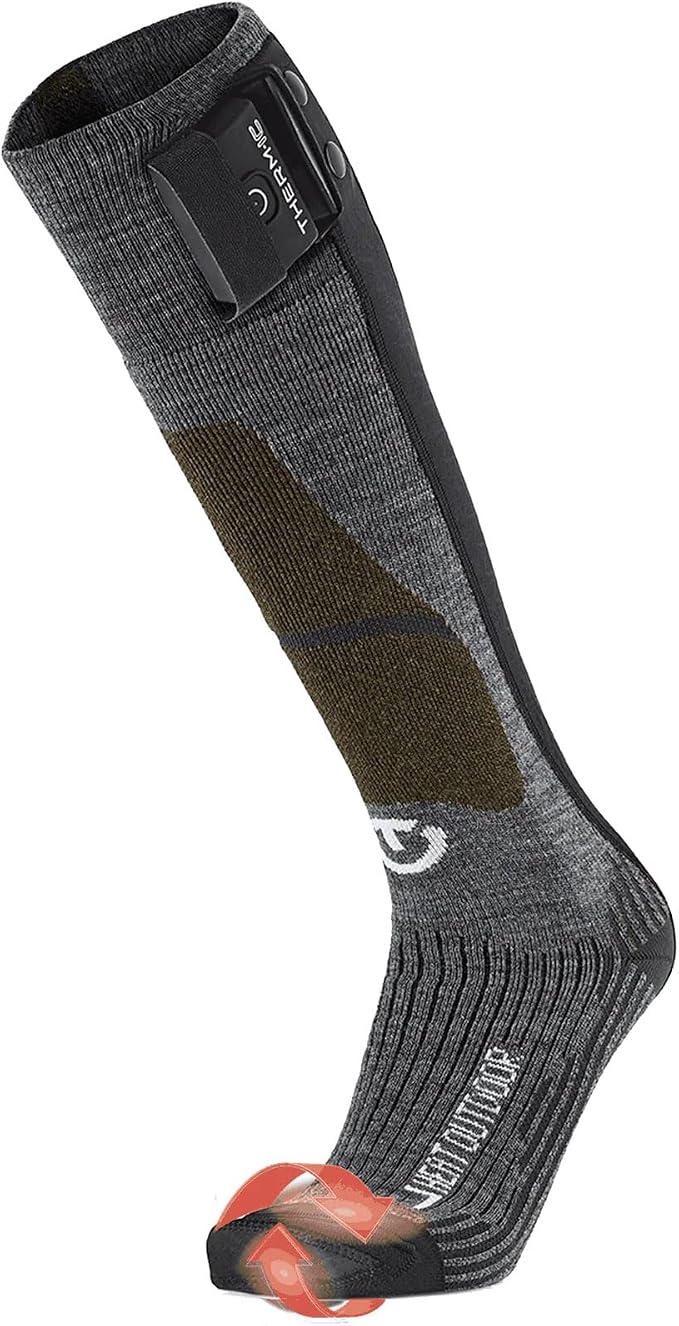 Thermic Powersock Heat Fusion Outdoor + S-Pack 770B (Bluetooth Heated Ski Socks)