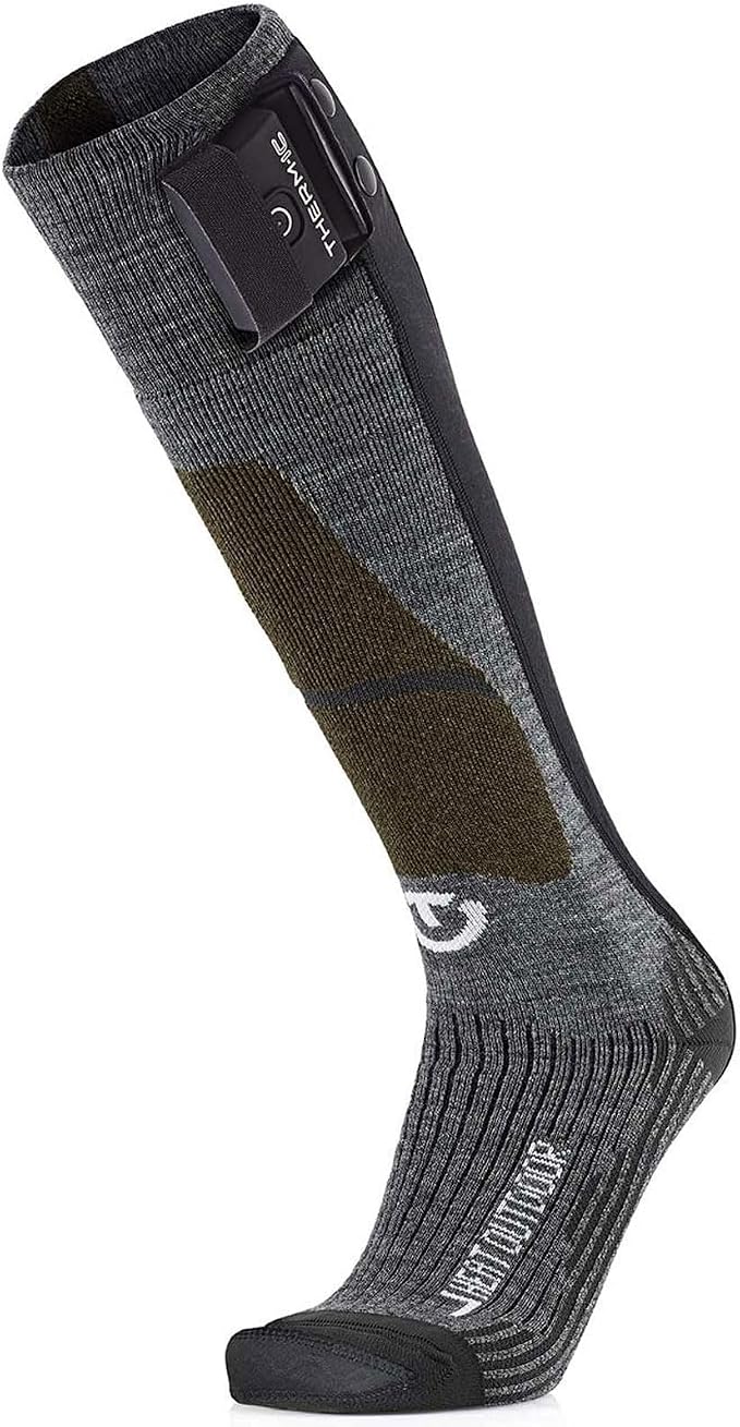 Thermic Powersock Heat Fusion Outdoor + S-Pack 770B (Bluetooth Heated Ski Socks)
