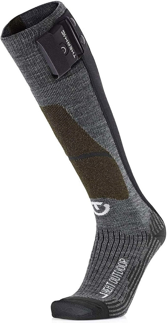 Thermic Powersock Heat Fusion Outdoor + S-Pack 770B (Bluetooth Heated Ski Socks)