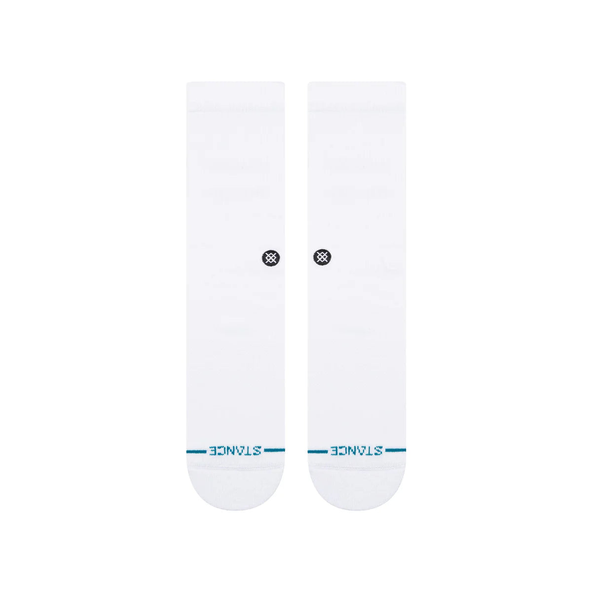 Stance Icon Crew Socks (White/Black)