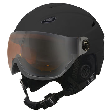 Manbi PARK PEAK PISTE - PARK VISOR PRO HELMET BLACK MATT
