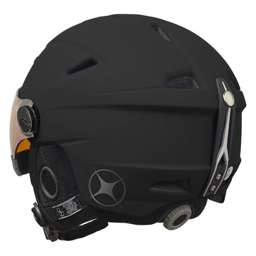 Manbi PARK PEAK PISTE - PARK VISOR PRO HELMET BLACK MATT