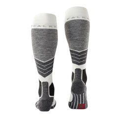 Falke SK2 Womens White/ Grey Ski Socks