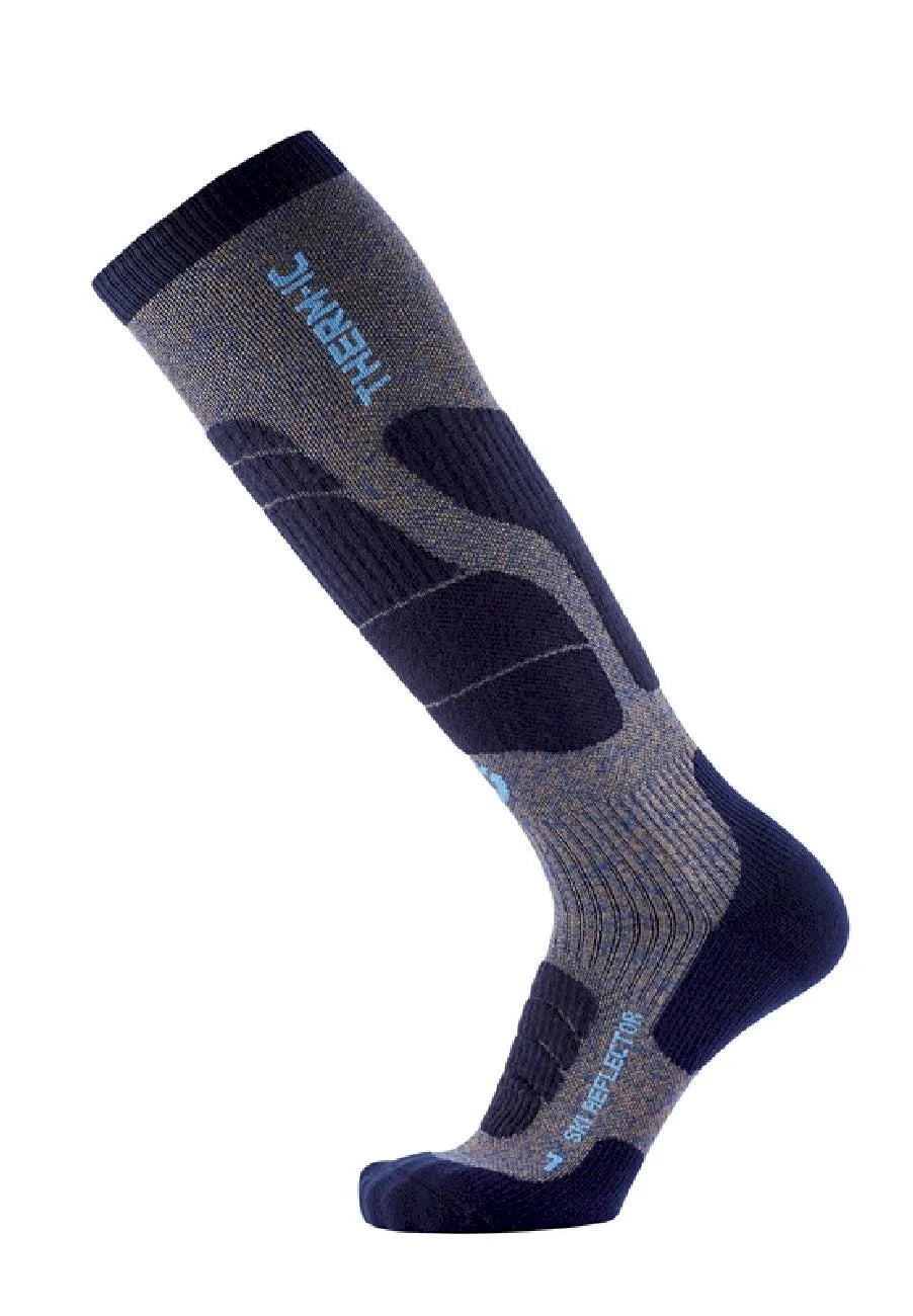 Thermic Ski Merino Reflector Mens Ski Socks